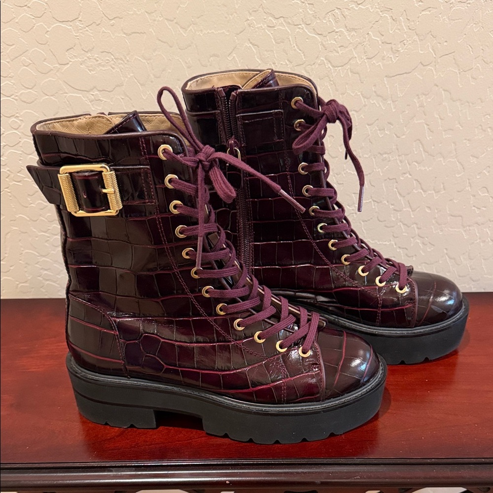 Stuart Whitman Ultralift Platform Bootie Moto Boot